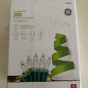 300ct clear incandescent christmas lights
